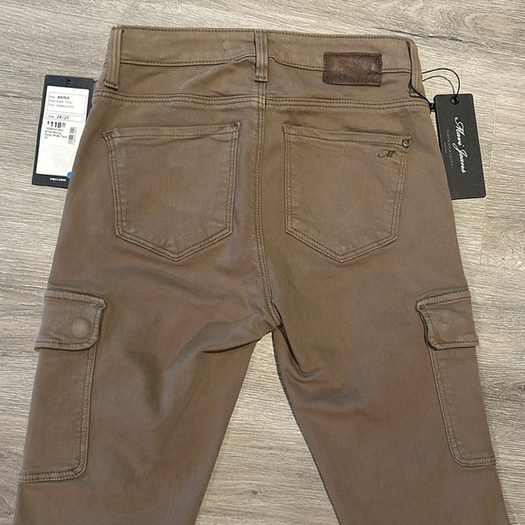 BNWT Mavi “Arina” High Rise Skinny Cargo - Khaki Twill - Picture 6 of 7